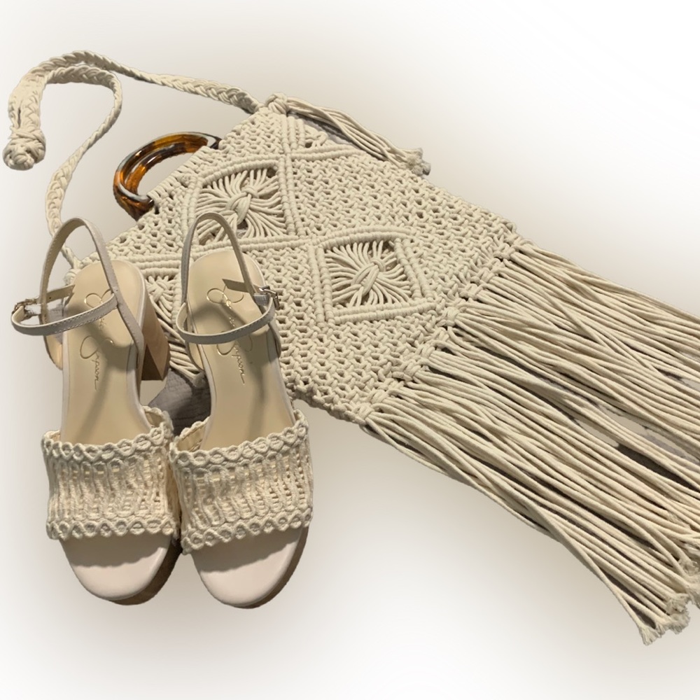 Summer Bundle! Venus crossbody bag. Jessica Simpson heels.